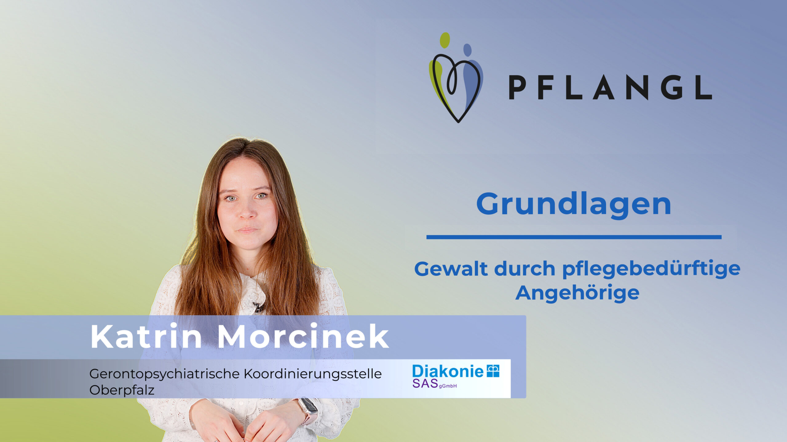 Das Bild zeigt Katrin Morcinek von der Gerontopsychiatrischen Koordinierungsstelle Oberpfalz (GKS)