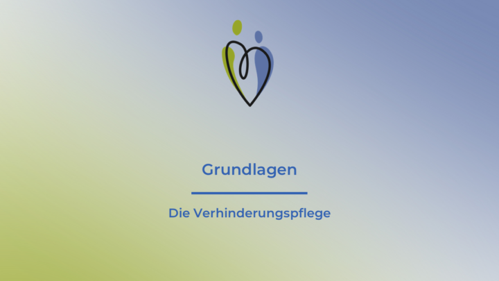grünblauer Pflangl-Hintergrund mit Plangl-Logo und der Aufschrift: Grundlagen - Die Verhinderungspflege