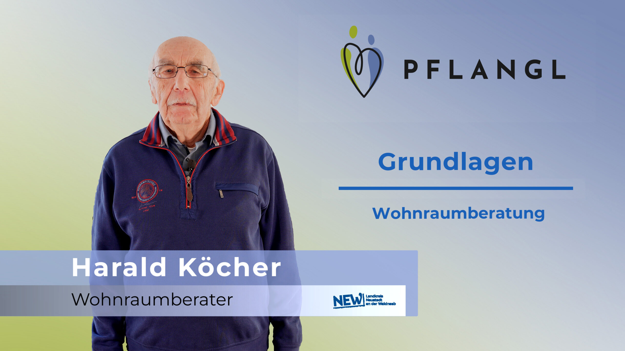 Das Bild zeigt Harald Köcher, ehrenamtlicher Wohnraumberater des Landkreises Neustadt an der Waldnaab, östlicher Landkreis
